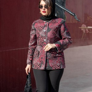 کت ژاکارد زنانه کد 1410