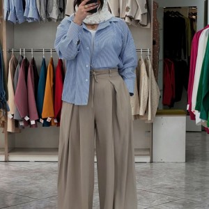 شومیز راه راه مدل نفس