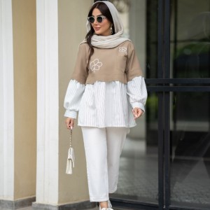 شومیز دخترونه مدل ژینا کد 1575