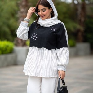 شومیز دخترونه مدل ژینا کد 1575