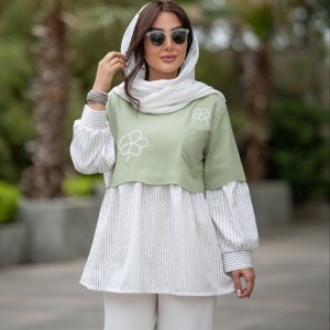 شومیز دخترونه مدل ژینا کد 1575