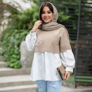 شومیز دخترونه مدل ژینا کد 1575