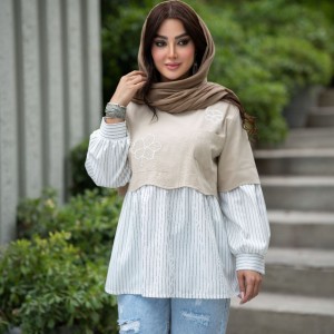 شومیز دخترونه مدل ژینا کد 1575