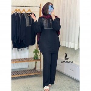 تونیک و شلوار بلند مدل تندیس