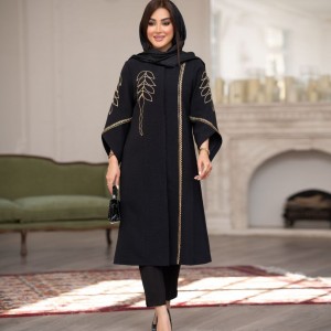 مانتو مجلسی سایز بزرگ  (کالکشن عیدانه 1404)مدل رویسا کد1551
