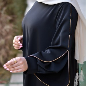 مانتو عبایی مدل توران کد 71039