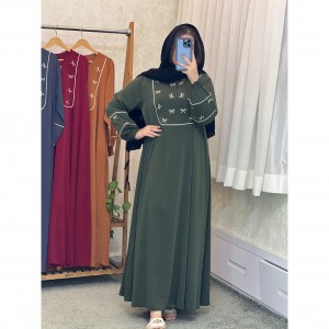 کفتان و پیراهن  بلند زنانه پاپیون