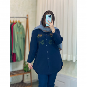 مانتوگلدوزی اسپرت و دانشجویی مدل خورشید