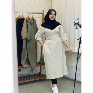 کفتان خمره ای  دانشجویی اداری بلند
