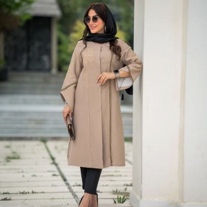 مانتو سایز بزرگ زنانه مدل رویسا کد 1551