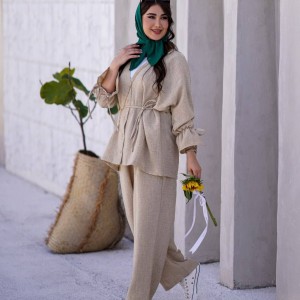 شومیز و شلوار مدل ریش دار