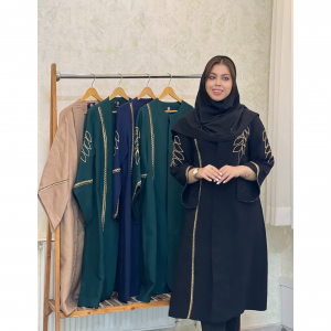 مانتو سایز بزرگ زنانه مدل رویسا کد 1551