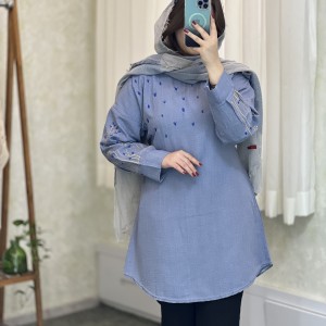 تونیک قد بلند زنانه نیلوفر