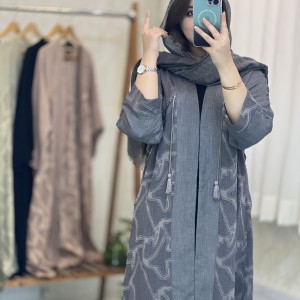 مانتو مزونی بلند زنانه مدل رعنا