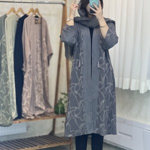 مانتو مزونی بلند زنانه مدل رعنا