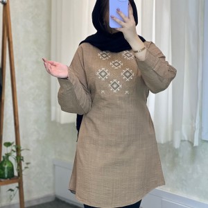تونیک و مانتو بلند زنانه مدل ترمه