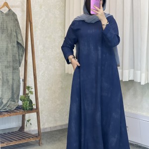 پیراهن بلند و عبا زنانه مدل محنا
