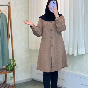 مانتو اداری بلند مدل مینو
