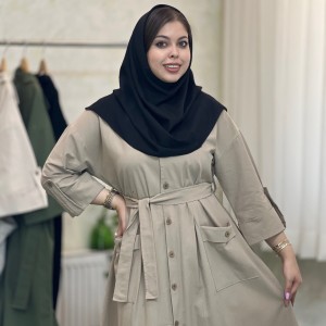 مانتو بلند اداری و دانشجویی مدل آناهیتا