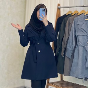 مانتو دانشجویی اداری کوتاه توسکا