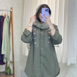 مانتو و شومیز خنک تابستانه مدل گلریز