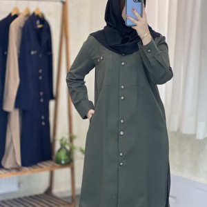 مانتو  دانشجویی و اداری بلند آوینا