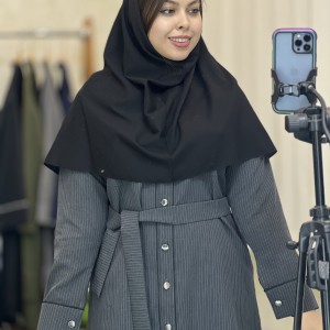 مقنعه ساده دانشجویی اداری