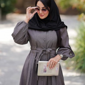 مانتو دانشجویی اداری بلند مدل کمند