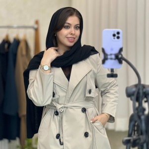بارانی بلند مدل ژوبین