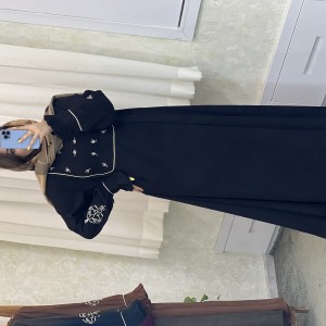 پیراهن و عبا مخمل مدل ترنج