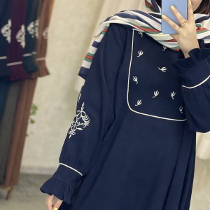 پیراهن و عبا مخمل مدل ترنج