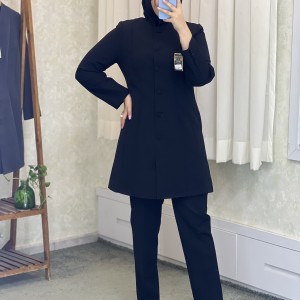 مانتوشلوار اداری مدل طاووس