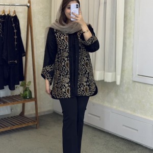 مانتو مجلسی و مزونی مدل لاله