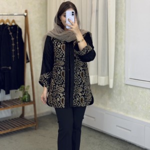 مانتو مجلسی و مزونی مدل لاله