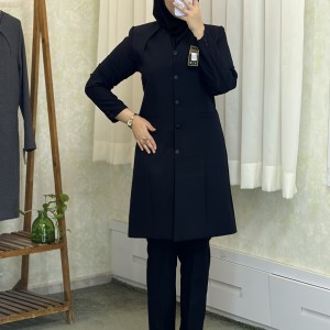 مانتوشلوار بلند اداری مدل آشا