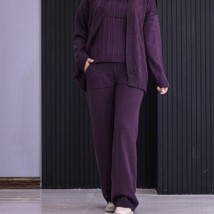 ست لباس شلوار بافت مدل مانیسا