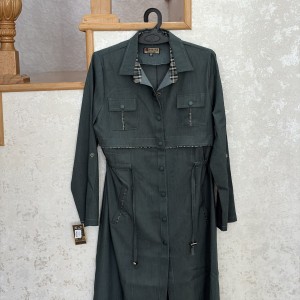 مانتو دانشجویی اداری بلند مدل تارا