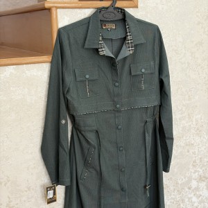 مانتو دانشجویی اداری بلند مدل تارا