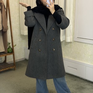 پالتو فوتر بلند مدل هیلا کد 594