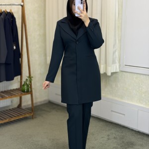 مانتو شلوار اداری /ست اداری مدل لوکسین