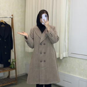 پالتو بلند زنانه باکیفیت مدل ژانت