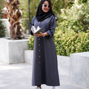 مانتو بلند اداری دانشجویی مدل رعنا(اقتصادی)