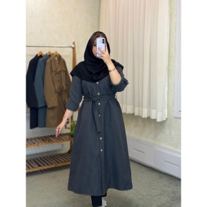 مانتو بلند اداری دانشجویی مدل رعنا(اقتصادی)