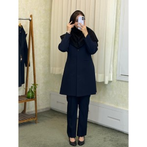 مانتو شلوار اداری /ست اداری مدل لوکسین