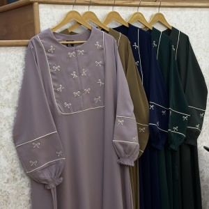 عبا و پیراهن بلند مدل پاپیون