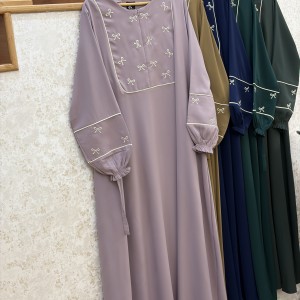 عبا و پیراهن بلند مدل پاپیون