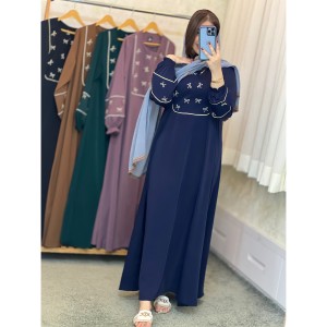 عبا و پیراهن بلند مدل پاپیون