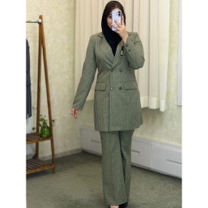 مانتو شلوار اداری و عیدانه مدل ملیکا