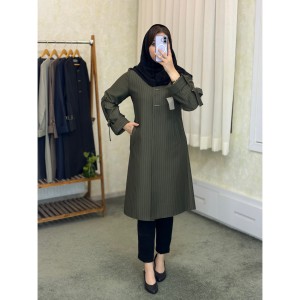 مانتواداری بلند/مانتو دانشجویی مدل دانژه