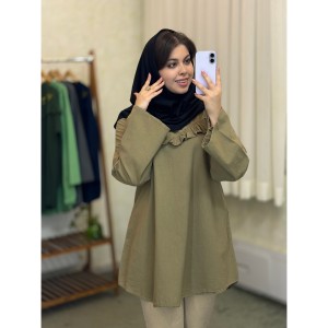 تونیک تابستانه بلند/تونیک دانشجویی/مانتودانشجویی/مدل مهتاب